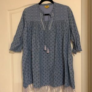 Roberta Roller Rabbit Blue Boho Dress